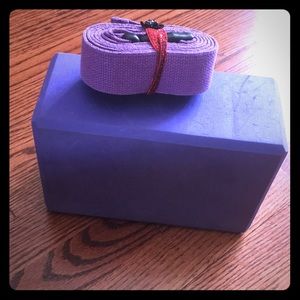 ❗️SOLD Yoga Block and Strap